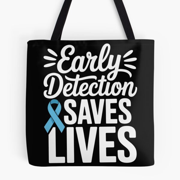 Item preview,  Early Detection Saves Lives Colon Cancer Awareness Blue Ribbon Shirt designed and sold by DarylWelsh2024.