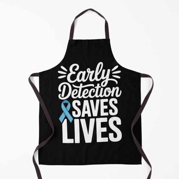 Item preview,  Early Detection Saves Lives Colon Cancer Awareness Blue Ribbon Shirt designed and sold by DarylWelsh2024.