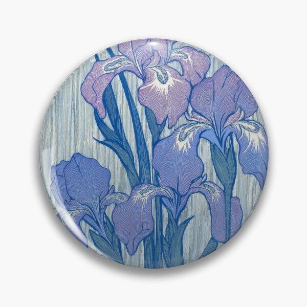 Item preview, Linocut Iris designed and sold by MendaciousMina.
