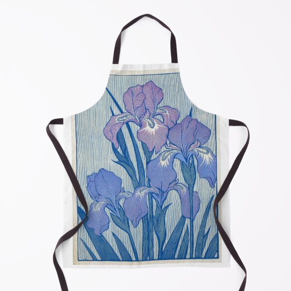 Item preview, Linocut Iris designed and sold by MendaciousMina.