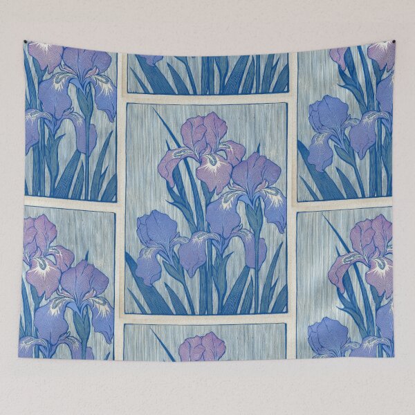 Item preview, Linocut Iris designed and sold by MendaciousMina.