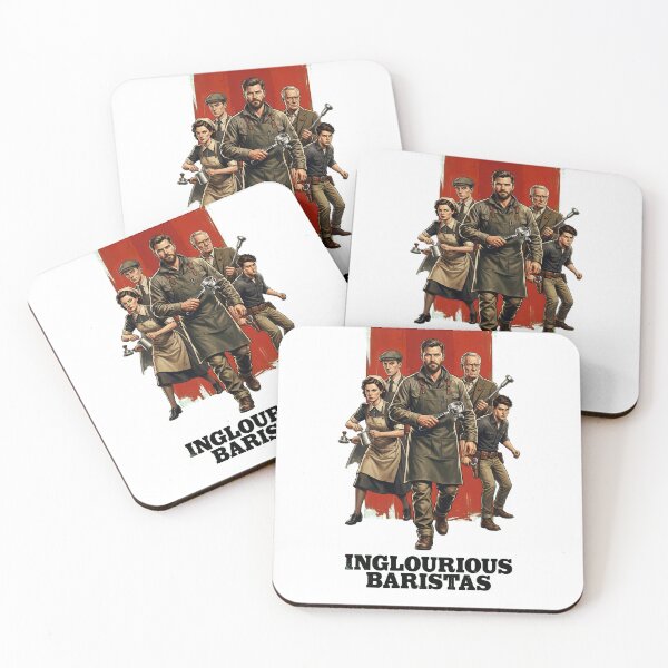 Item preview, Barista. Inglorious Basterds Funny Film Poster Parody designed and sold by Shoot-The-Moon.