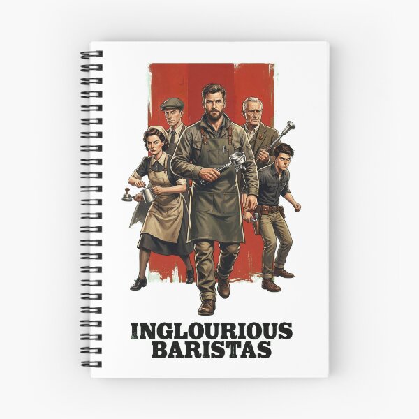 Item preview, Barista. Inglorious Basterds Funny Film Poster Parody designed and sold by Shoot-The-Moon.