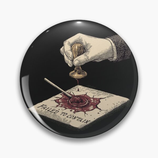 Item preview, Failed To Contain Wax Seal | Burnout Dark Academia designed and sold by VENOHA.