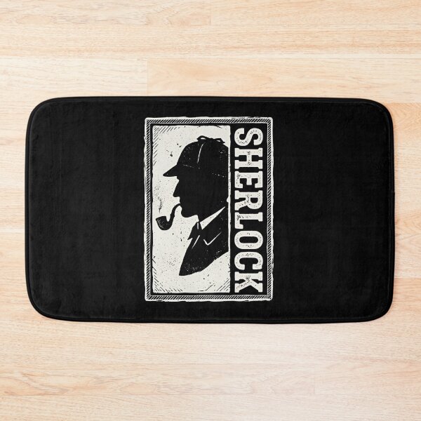 Item preview, Vintage Sherlock Holmes Distressed Framed Silhouette designed and sold by Fenay Designs.