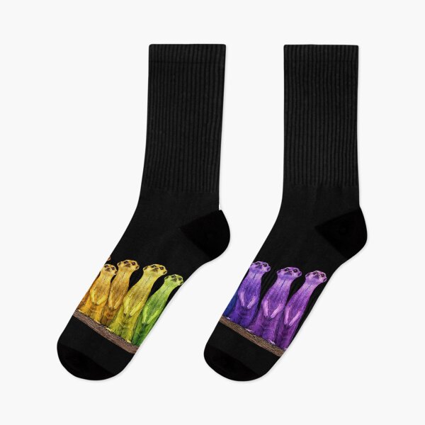 Item preview, Rainbow Meerkats | Colorful Meerkat Lineup | Vibrant Pop Art Animal Illustration designed and sold by chihuahuashower.