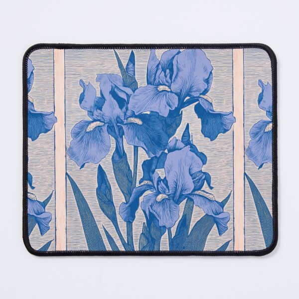 Item preview, Linocut Iris card designed and sold by MendaciousMina.
