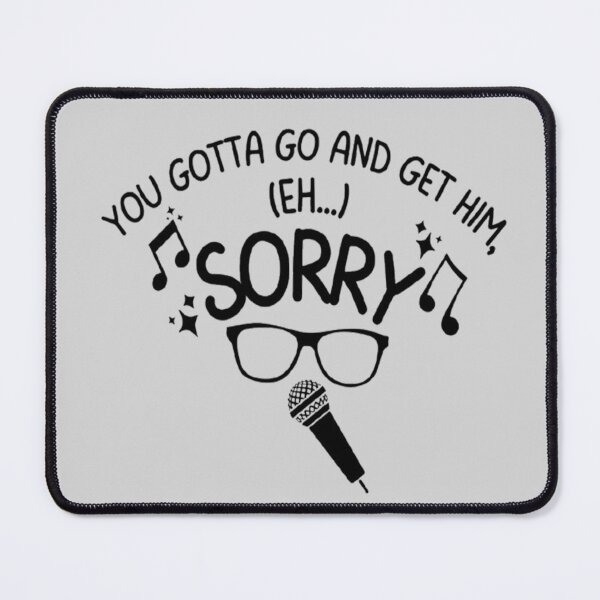 Item preview, "Sorry" Guy Lyrics Meme designed and sold by CamilasPrints.