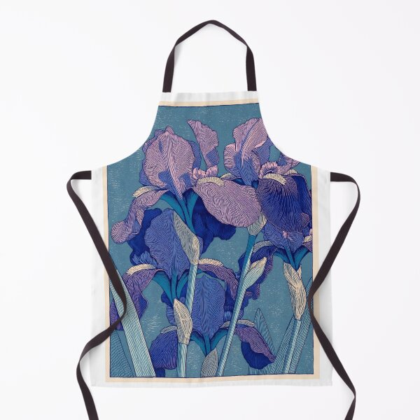 Item preview, Linocut Iris card designed and sold by MendaciousMina.