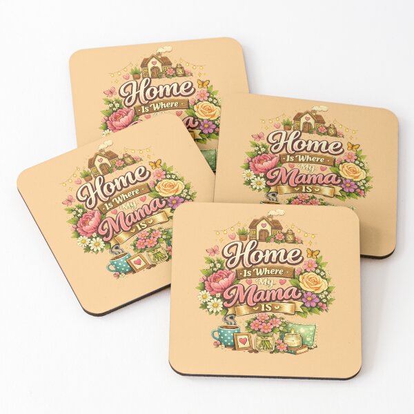 Item preview, Home is where my mama is designed and sold by Teacuppupdesign.