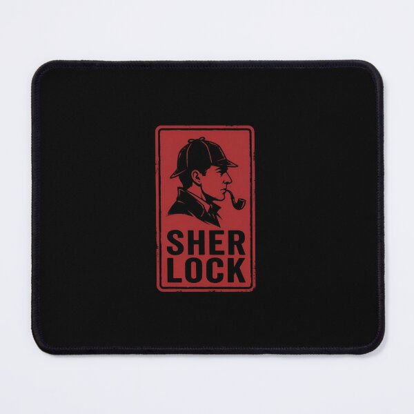 Item preview, Red Sherlock Holmes Classic Portrait Design designed and sold by Fenay Designs.