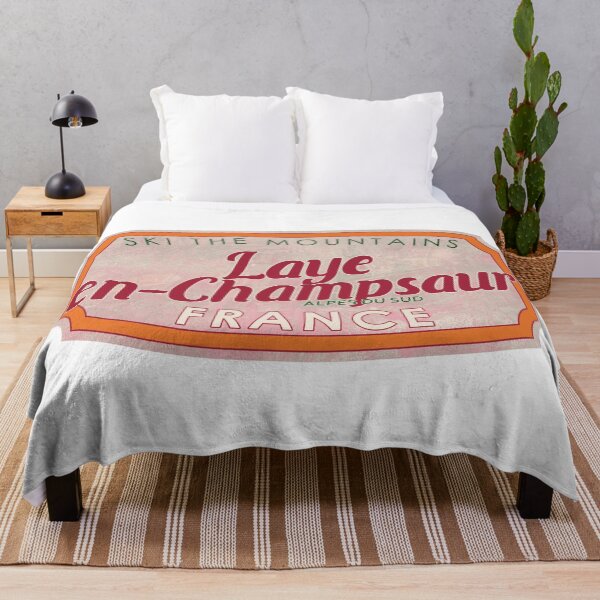 Item preview, Laye-en-Champsaur, France, Alpes du Sud, Ski, textured skiing badge designed and sold by Wanderful-roads.