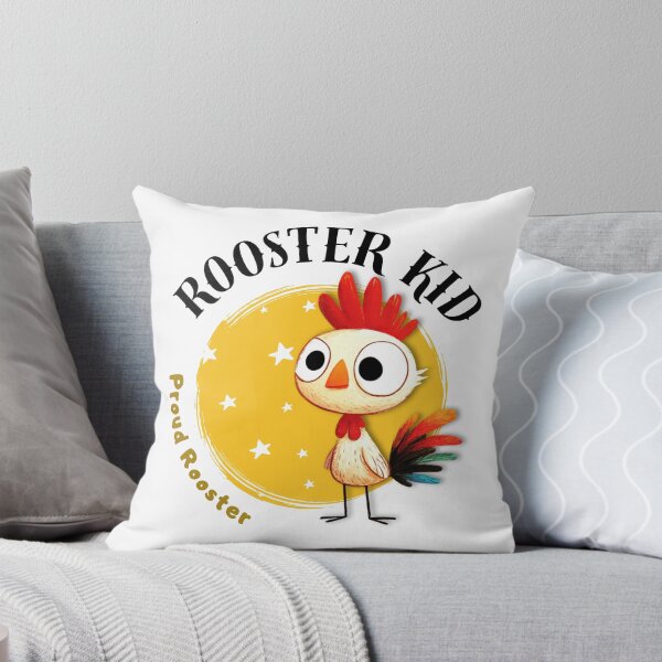 Item preview, Rooster Kid Chinese Zodiac – Proud Rooster Kid Illustration designed and sold by OriginalMindArt.