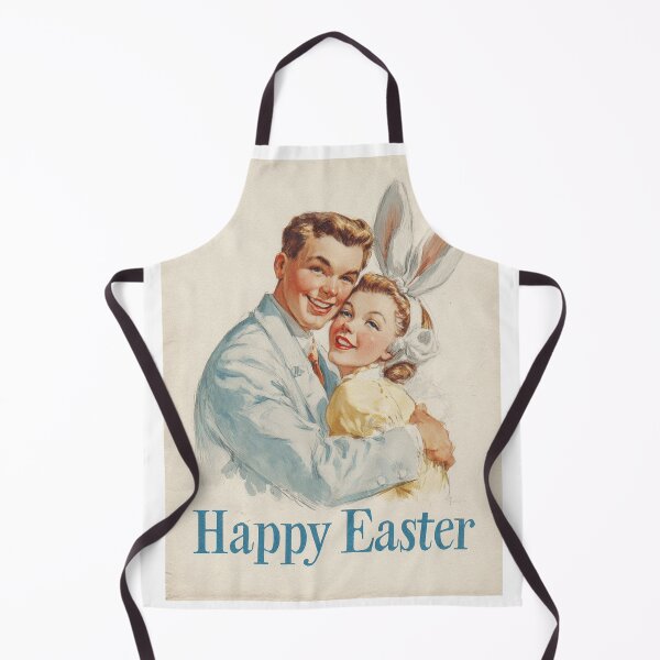 Item preview, Retro vintage Happy Easter card designed and sold by MendaciousMina.