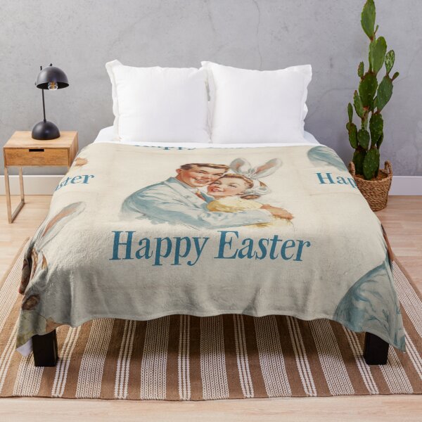 Item preview, Retro vintage Happy Easter card designed and sold by MendaciousMina.