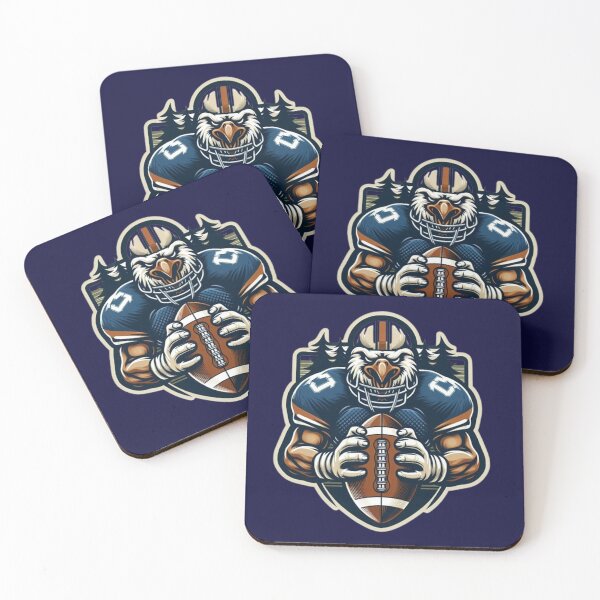Item preview, Eagle Football Player Mascot – Fierce Sports Design designed and sold by Dogandesighn.