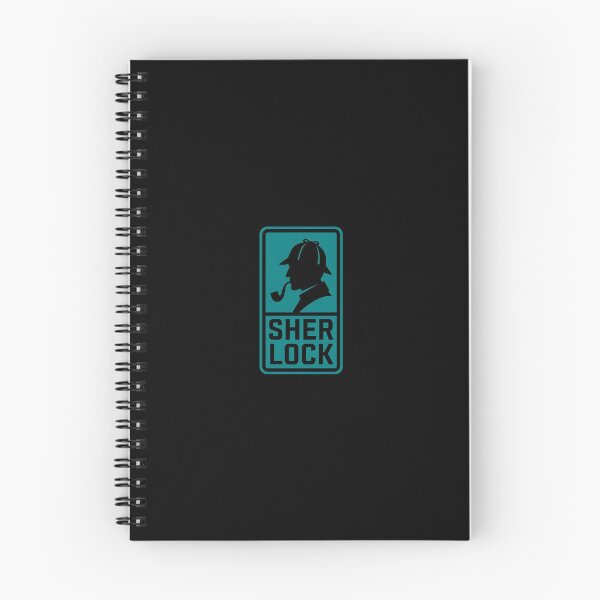 Item preview, Teal Sherlock Holmes Silhouette Text Design designed and sold by Fenay Designs.