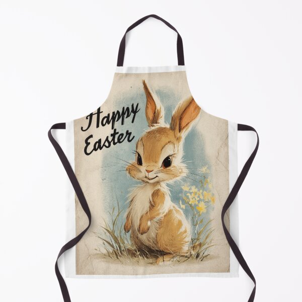 Item preview, Retro vintage Happy Easter card designed and sold by MendaciousMina.