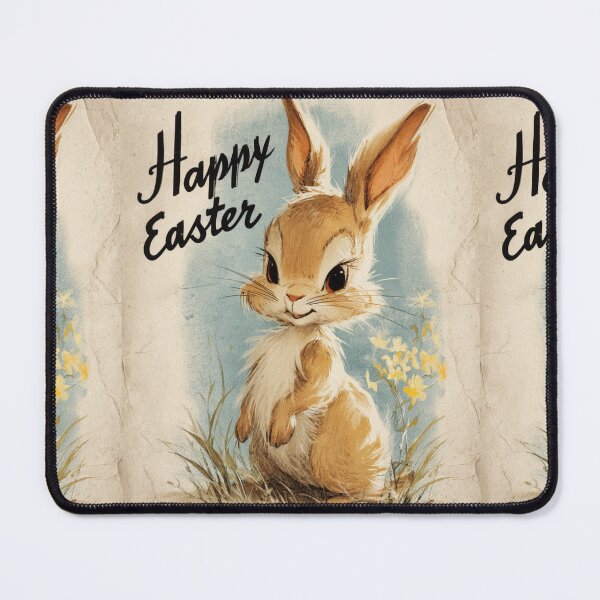 Item preview, Retro vintage Happy Easter card designed and sold by MendaciousMina.