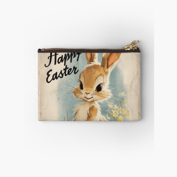 Item preview, Retro vintage Happy Easter card designed and sold by MendaciousMina.