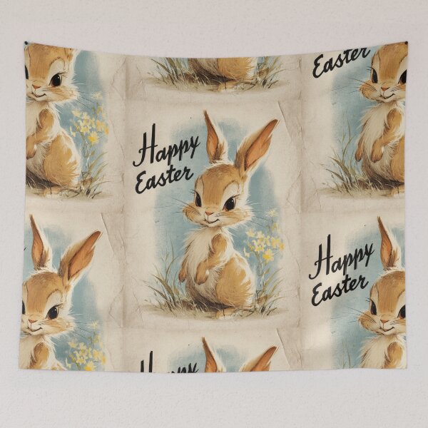 Item preview, Retro vintage Happy Easter card designed and sold by MendaciousMina.