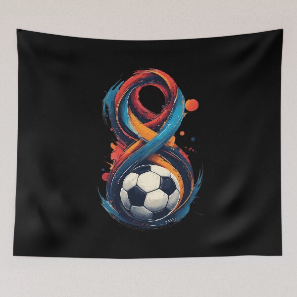 Item preview, Soccer Number 8 designed and sold by UrbanPrts.