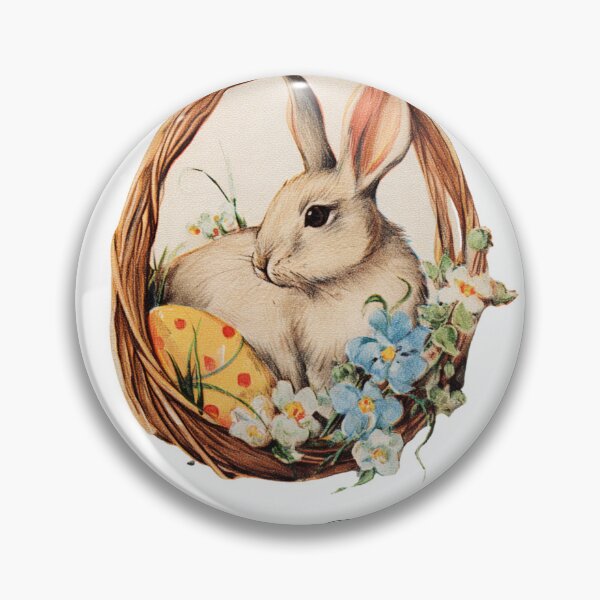 Item preview, Retro vintage Happy Easter card designed and sold by MendaciousMina.