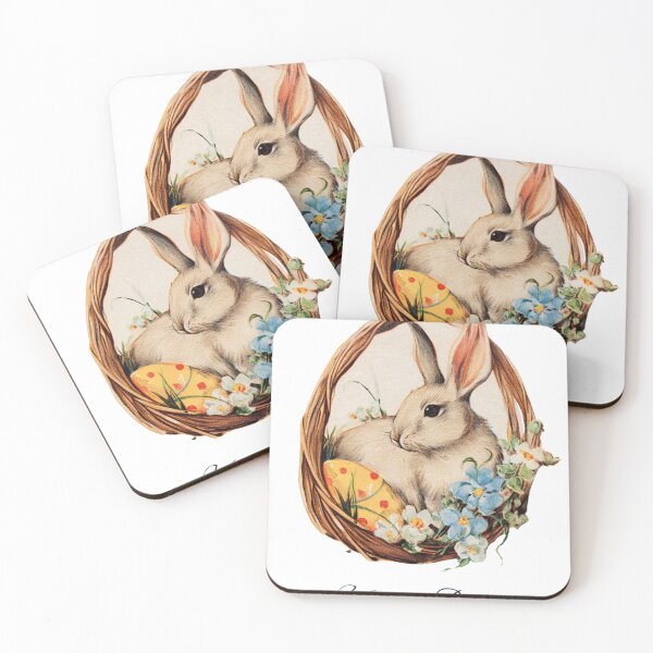 Item preview, Retro vintage Happy Easter card designed and sold by MendaciousMina.