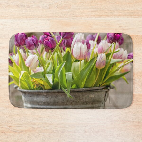 Item preview, Tulips in a zinc bucket in the garden designed and sold by Photopat.