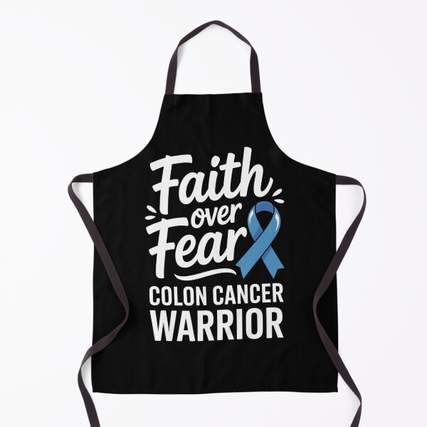 Item preview, Faith Over Fear Colon Cancer Warrior Blue Ribbon Awareness Shirt designed and sold by DarylWelsh2024.