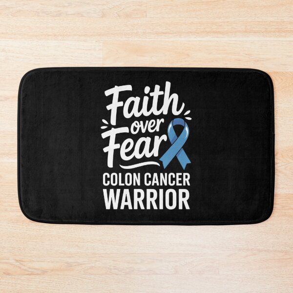 Item preview, Faith Over Fear Colon Cancer Warrior Blue Ribbon Awareness Shirt designed and sold by DarylWelsh2024.