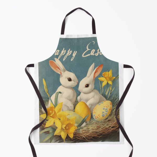 Item preview, Retro vintage Happy Easter card designed and sold by MendaciousMina.