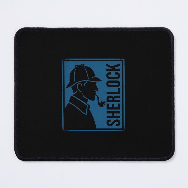 Item preview, Sherlock Holmes Blue Silhouette Detective Design designed and sold by Fenay Designs.