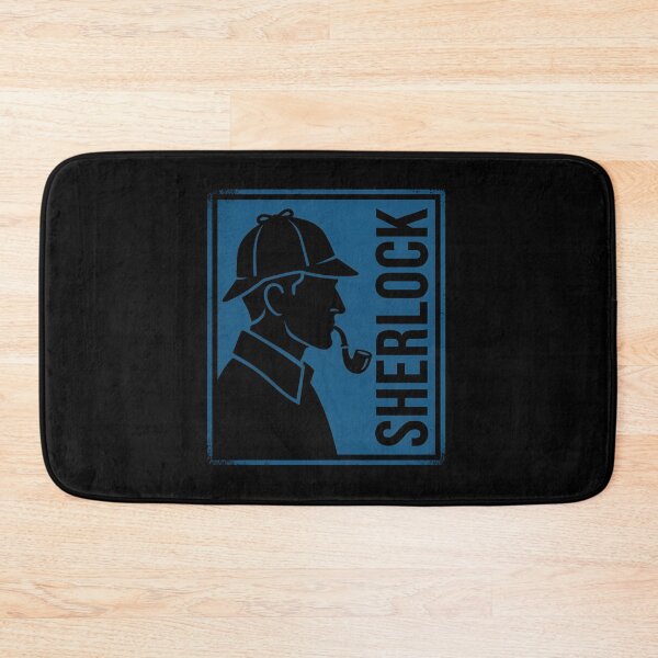 Item preview, Sherlock Holmes Blue Silhouette Detective Design designed and sold by Fenay Designs.