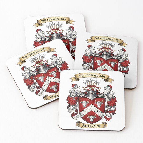 Item preview, The Bullock Family Coat of Arms designed and sold by BagTown Clans.