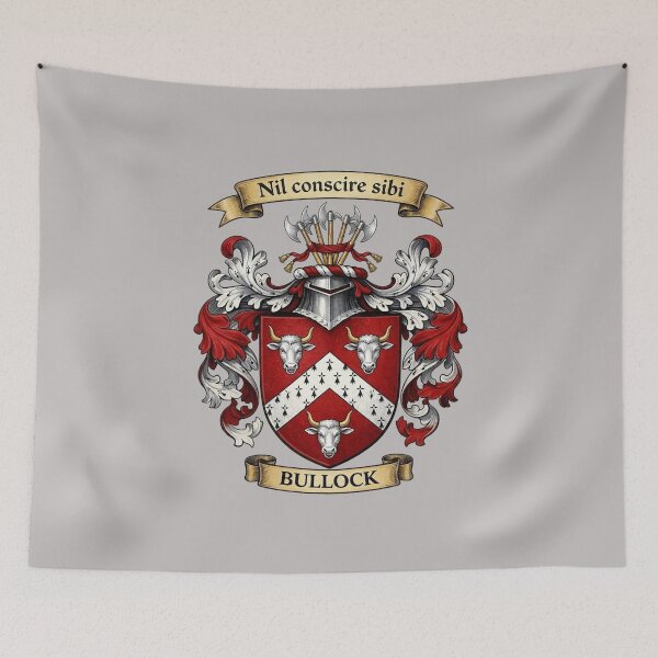 Item preview, The Bullock Family Coat of Arms designed and sold by BagTown Clans.