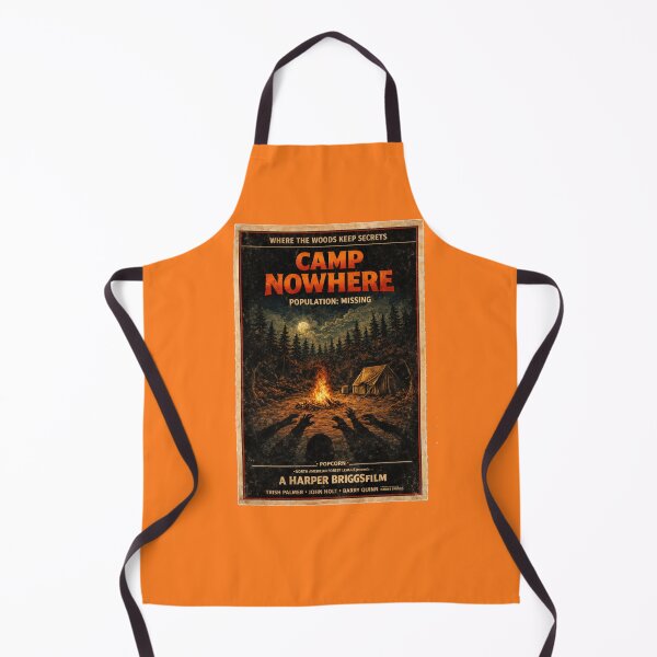 Item preview, Camp Nowhere Horror Camping Shirt, Population Missing Vintage Horror Poster Tee designed and sold by GhostDawgs.