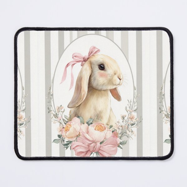 Item preview, Cute bunny with flowers designed and sold by MendaciousMina.