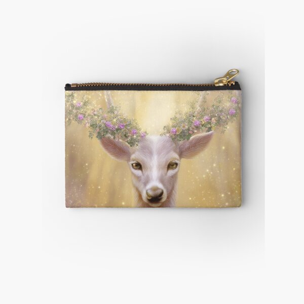 Item preview, Mystical floral Deer – ethereal woodland fantasy art designed and sold by olenapetol.