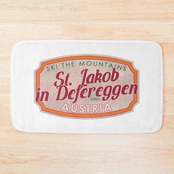 Item preview, St. Jakob in Defereggen, Austria, Tirol, Ski, textured skiing badge designed and sold by Wanderful-roads.