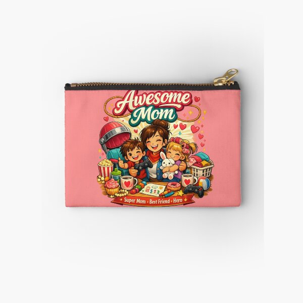 Item preview, Awesome mom  -  Super mom, best friend, hero designed and sold by Teacuppupdesign.