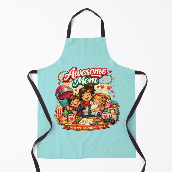 Item preview, Awesome mom  -  Super mom, best friend, hero designed and sold by Teacuppupdesign.