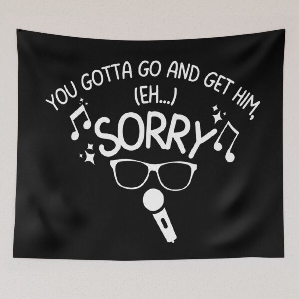 Item preview,  "Sorry" Guy Lyrics Meme  designed and sold by CamilasPrints.