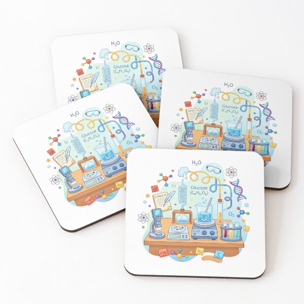 Item preview, Cute Chemistry Lab Cartoon Sticker – Science Experiment Illustration designed and sold by Infinite Art Lab.