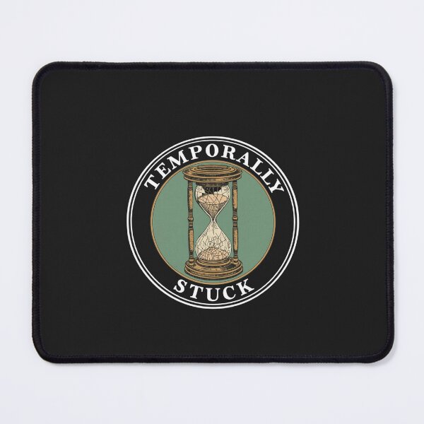 Item preview, Temporally Stuck Shattered Hourglass | Dark Academia designed and sold by VENOHA.