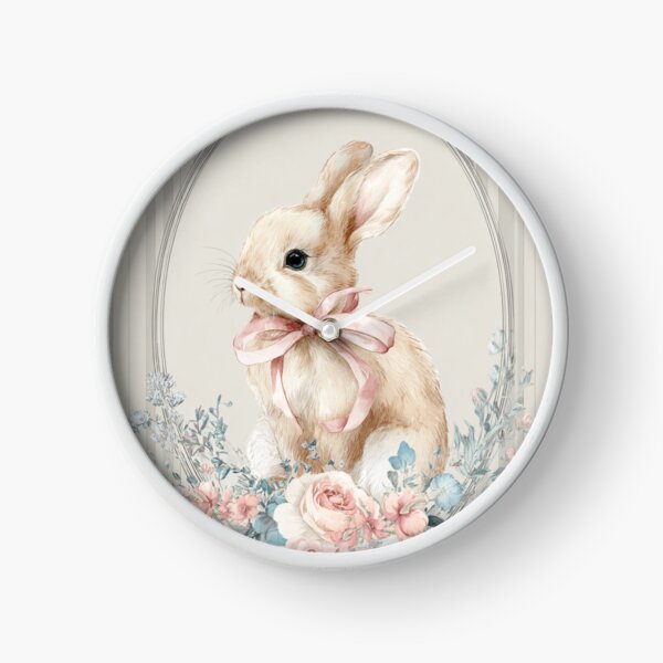 Item preview, Cute bunny with flowers designed and sold by MendaciousMina.