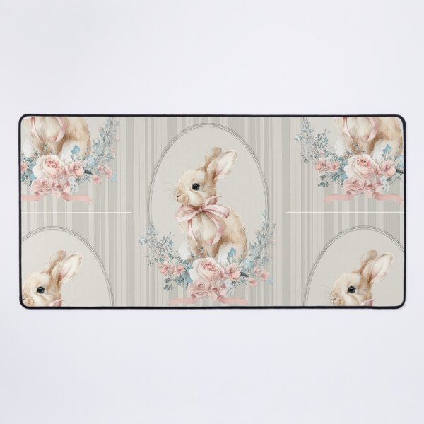 Item preview, Cute bunny with flowers designed and sold by MendaciousMina.