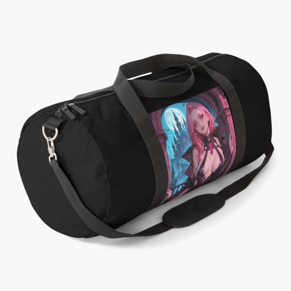 Item preview, Anime waifu vampire cyberpunk with pink hair designed and sold by Planet Utoppia.