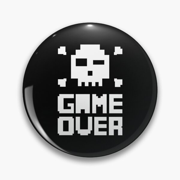 Item preview, Game Over Mood Minimalist Pixel Emoticon designed and sold by Tamer ⭐⭐⭐⭐⭐.