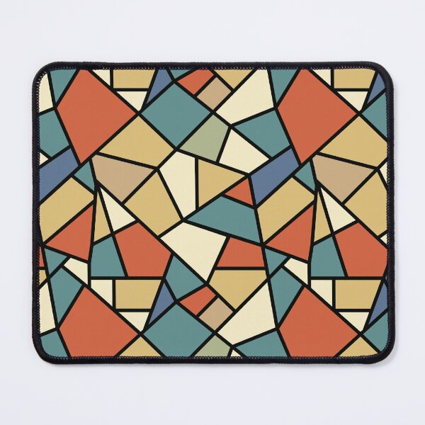 Item preview, Retro Color Mosaic Seamless Pattern – Vintage Geometric Tile Design designed and sold by Retro Street Studios.